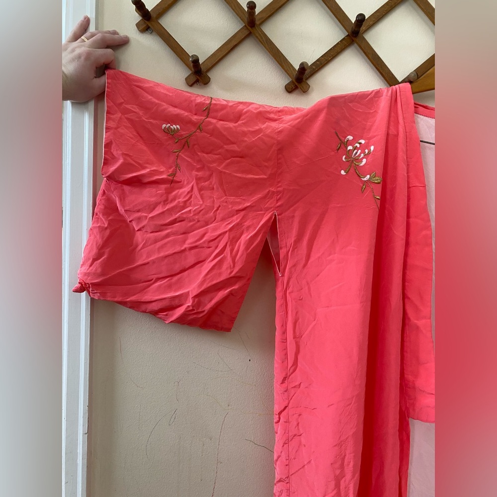 Hot Pink Kimono Robe - Picture 3 of 6